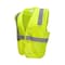 Radians Radians  SV2Z Economy Class 2 Mesh Safety Vest W/ Zipper, Hi-Vis Green, 2XL, PK12 SV2ZGM2X - alternate 1
